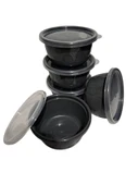 Hobby Life Tick Tock Hava Sızdırmaz Saklama Kabı 5'li Set 5 x 250 ML Antrasit - 1