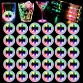 Işıklı Yapışkanlı Bardak Altı Aparatı Ledli 3 Modlu 6 Cm Çap 1 Adet thumbnail 3