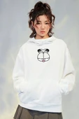 Unisex Garfield Baskılı Sweatshirt - 9