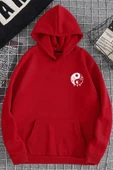 Unisex Yin & Yang Tasarım Sweatshirt - 10