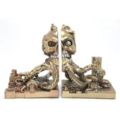 Steampunk Polyester Ahtapot Kitap Stoperi - 1