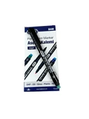 Mas Permanent Cd Kalemi (M) Siyah 12 Adet - 1