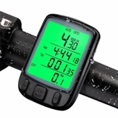 TechTic Sunding Bisiklet Km Hız Göstergesi Işıklı Led Ekranlı Kronometre Derece Saat(24 Fonksiyon) - 1