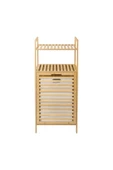 Lorin BAMBU SEPETLİ BANYO RAFI - 2
