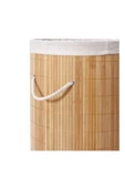 TTT DecoHandy Yuvarlak Bambu Kirli Sepeti - MDN2040-1895 thumbnail 2