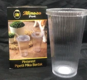 Pinterest Pipetli Mika Bardak (Cam Pipet Hediyeli) - 1