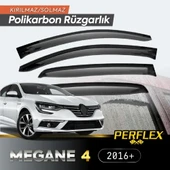 Perflex Polikarbon Kırılmaz Rüzgarlık V2 Renault Megane 4 Sedan Avant 2016+ - 1