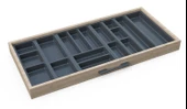 Mutfak Çekmece Içi Düzenleyici, Kaşıklık 104Cm X 48Cm Yanlar Ve Boydan 4Cm Kesilebilir, Antrasit - 2