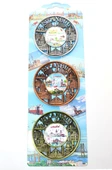 İstanbul Temalı Metal Magnet 3'lü Set Alk2891 - 1