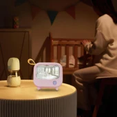TechTic TV Boyama Led Gece Lambası Sevimli Ev Dekorasyon  Aydınlatma Mini Doğum Günü Hediyesi 2 Mod - 4