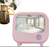 TechTic TV Boyama Led Gece Lambası Sevimli Ev Dekorasyon  Aydınlatma Mini Doğum Günü Hediyesi 2 Mod - 6