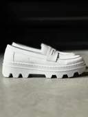 Knack Yüksek Taban Klasik Ayakkabı 779 Beyaz thumbnail 1