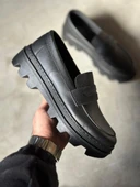 Knack Yüksek Taban Klasik Ayakkabı 779 Siyah (Siyah Taban) thumbnail 6