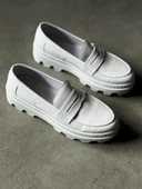 Knack Yüksek Taban Klasik Ayakkabı 779 Beyaz thumbnail 5