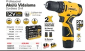 SGS5131 - 12 Volt Akülü Vidalama 1.5 Amper - 3