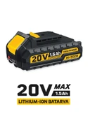 SGS5246  Akülü Vidalama Yedek Batarya 20 Volt - 1.5 Amper - 1