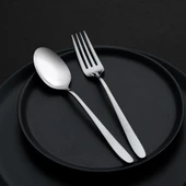 Nehir sultan yemek kaşık ve çatal seti takımı 24 parça 12 kişilik thumbnail 1