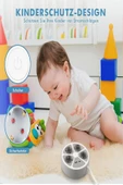 Priz 4 Bölmeli 2 USB Grişli Yuvarlak Çoklu Grup Priz Çocuk Korumalı  Anahtarlı 1.5 Metre Kablolu - 4