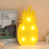 By Nevser® Ananas Şeklinde Ledli Dekoratif Eğlenceli Çocuk Gece Lambası - 2