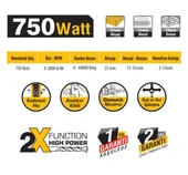 SGS 5142 Darbeli Elektrikli Matkap 750 Watt - 2