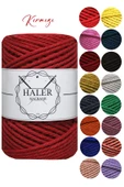 Büklüm 3 Büküm, Taranan Makrome, Pamuk Makrame, Halat İp, Üç Büküm, Hobi İpi, 250 Gr - 1