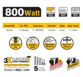 SGS5180 - SGS PLUS Kırıcı Delici Matkap 800 Watt - 2