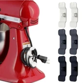 By Nevser 6'lı Pratik Kablo Toparlayıcı Yapışkanlı Klips Mutfak Air Fryer Kettle Kahve Tost Makinası - 1