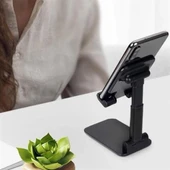 By Nevser® Siyah Aynalı Cep Telefonu Sabitleyici Stand Katlanabilir Ayarlanabilir Telefon Standı - 5