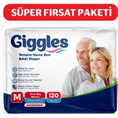 Giggles Yetişkin Hasta Bezi Medium 30'lu x 4 - 1
