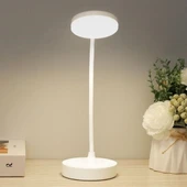 By Nevser® Yuvarlak USBli Dokunmatik 3 Kademeli 360 Derece  Özel Göz Korumalı Led Lityum Masa Lambası - 3