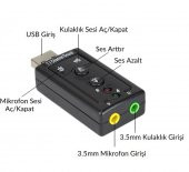 WellSound BM-800 Stand Profesyonel Masa Mikrofonu Usb Ses Kartı - 4
