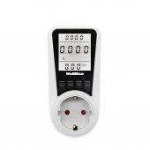Wellhise Pm003+ Wattmetre 16A 3680W Işıklı Ekran Elektrik Tüketimi Ölçer - 1