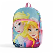 Anaokulu Sırt Çantası Karlar Kraliçesi Baskılı Kreş Kız Çocuk Çantası 32*25 Cm - 1