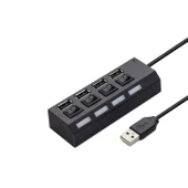 HADRON HDX-7008 Usb Hub 2.0 Çoklayıcı Anahtarlı 4 Port - 1
