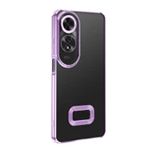 Oppo A60  Kılıf Logo Gösteren Parlak Kenarlı Kamera Lens Korumalı Şeffaf Omega Silikon Kapak thumbnail 3