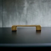 Mobilya Çekmece Mutfak Dolabı Dolap Kulpları Kulbu Kulpu Antik Sarı 96 mm -9.6 cm Metal Kulp thumbnail 3