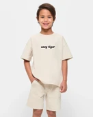 Çocuk Easy Tiger Baskılı Pamuklu Tshirt thumbnail 1