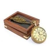 Ahşap Kutulu Köstekli Saat thumbnail 1
