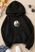 Çocuk Yin & Yang Tasarım Sweatshirt thumbnail 1