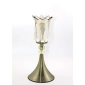 Üstü Cam Şamdan Tekli - 2