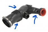 PEUGEOT 206 207 307 308 1.6 HDI HAVA FİLTRE BORUSU       1434E1 - 3