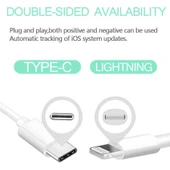 Iphone 11 12 13 14 Pro Uyumlu Type C Hızlı Şarj Aleti Kablosu Usb-C Lightning Kablo - 3