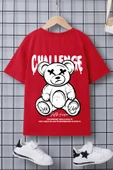 Çocuk Challange Baskılı Pamuklu Tshirt thumbnail 1