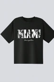 Çocuk Miami Baskılı Pamuklu Tshirt thumbnail 2