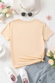 Çocuk Kalp Baskılı Pamuklu Tshirt - 8