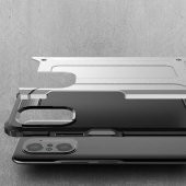 Xiaomi Poco F3 Kılıf Hybrid Zırh Silikon - 4