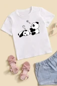 Çocuk Sleep Panda Baskılı Pamuklu Tshirt - 3