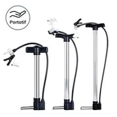 BUFFER® Katlanabilir Portatif Bisiklet Motorsiklet Top Şişirme Pompası - 5