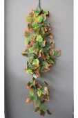 Yapay 5 dalli Asma Yaprağı Ev Balkon BANYO Dekor Sus thumbnail 3
