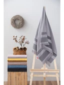 Cotton box Twins Bukle Havlu 75x150 Gri - 1
